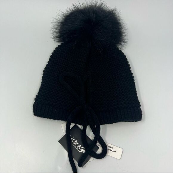 Kyi Kyi Knit Lace Up Beanie - Picture 3 of 6